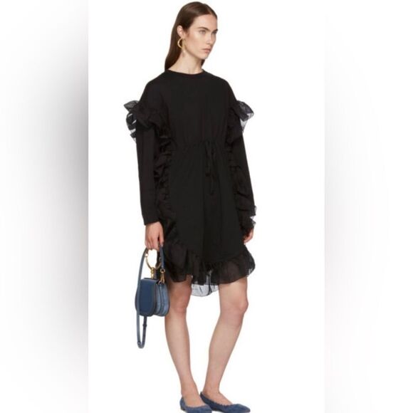 See by Chloe Ruffle Sleeve Shift Dress - Picture 1 of 13